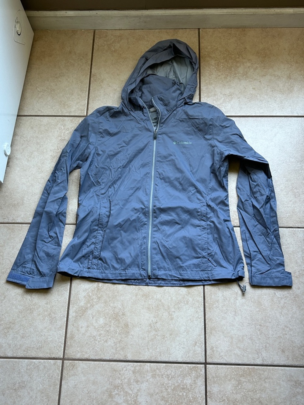 Columbia Women's Hooded Lightweight Jacket - Slate Gray